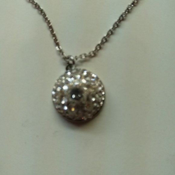 Kate Spade New Silver Motif Dome Necklace - Picture 2 of 3